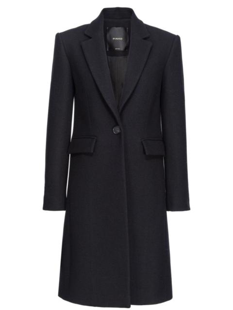 PINKO 단일 브레이스트 코트