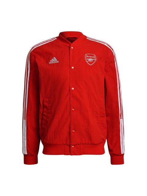 adidas Afc Cny Bomber Series Arsenal Soccer/Football Sports Jacket Red GU6959