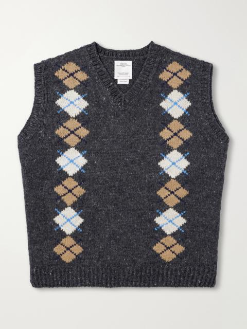 visvim Diamante Wool and Cashmere-Blend Vest