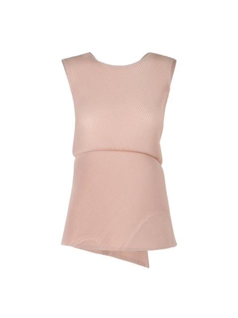 ISSEY MIYAKE LEATHER LIKE PLEATS TOP