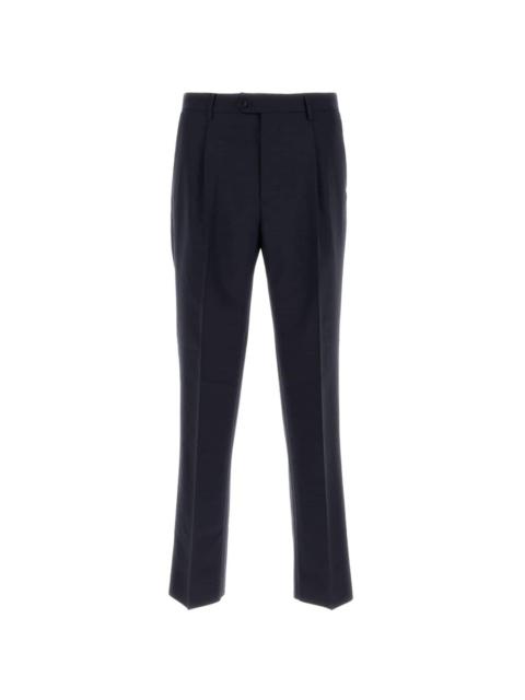 pleated wool trousers