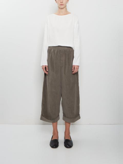 ALBUM DI FAMIGLIA Velvet Bragoni Pant — Taupe