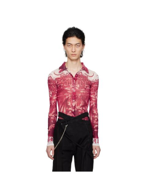 Jean Paul Gaultier Red & White 'The Diablo' Shirt