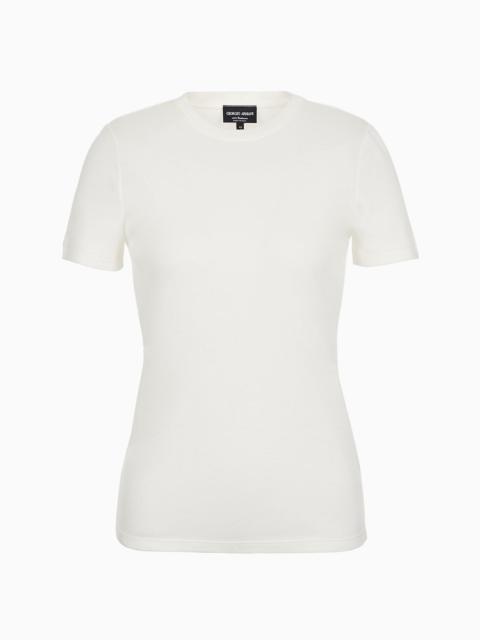 Pure cashmere T-shirt