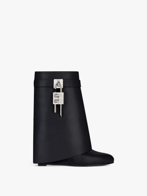 Givenchy SHARK LOCK ANKLE BOOTS IN LEATHER