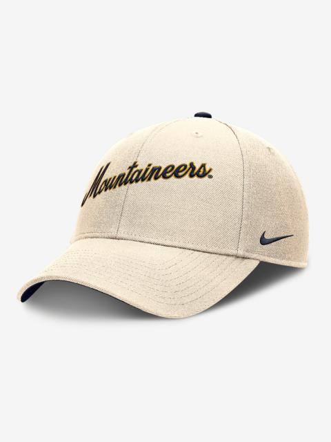 Nike West Virginia Mountaineers Primetime Rise Men's Nike College Adjustable Hat