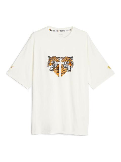 PUMA PUMA x GEN.G Logo T-shirt 'White' 621734-02