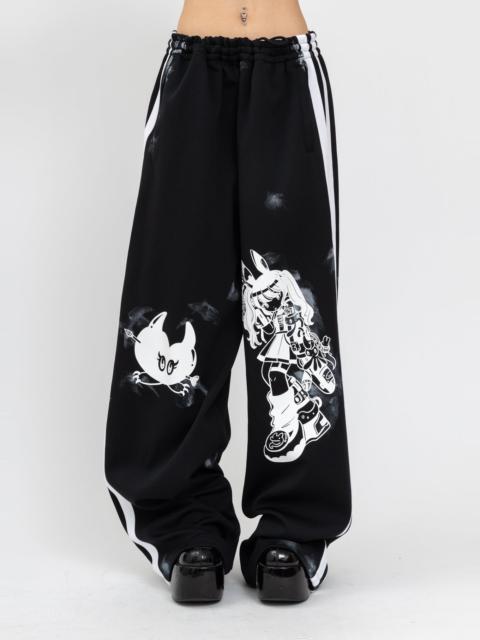 KIDILL Black Cyber Punk Track Pants