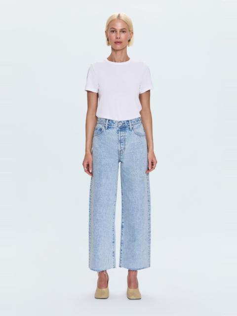 PISTOLA TATE HIGH RISE BOWED WIDE LEG JEAN - MODENA