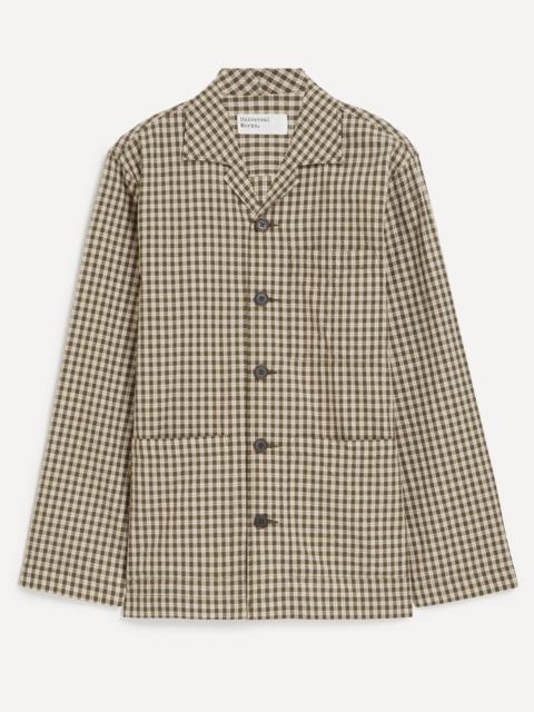 Universal Works Olive Dobby Check Cancun Jacket