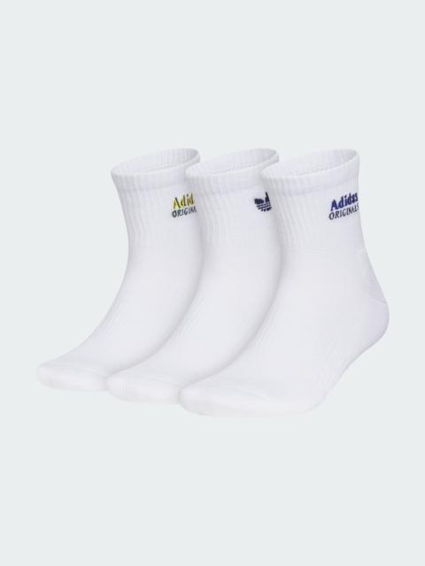 adidas Unisex Paramount 3-Pack High Quarter