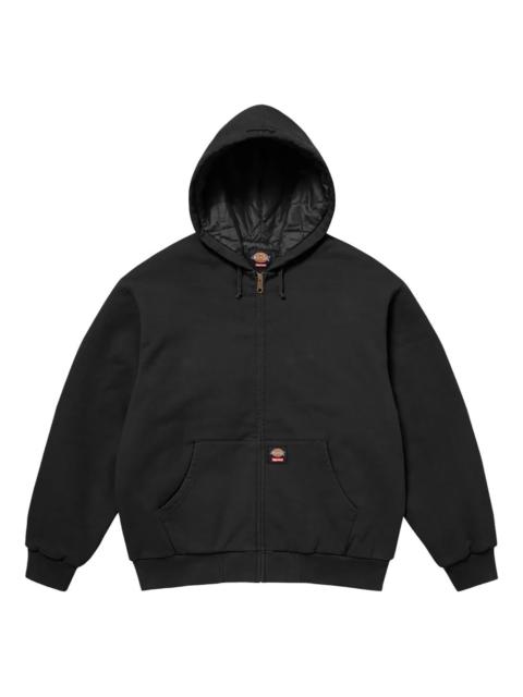 Supreme x Dickies® quilted zip-up hoodie