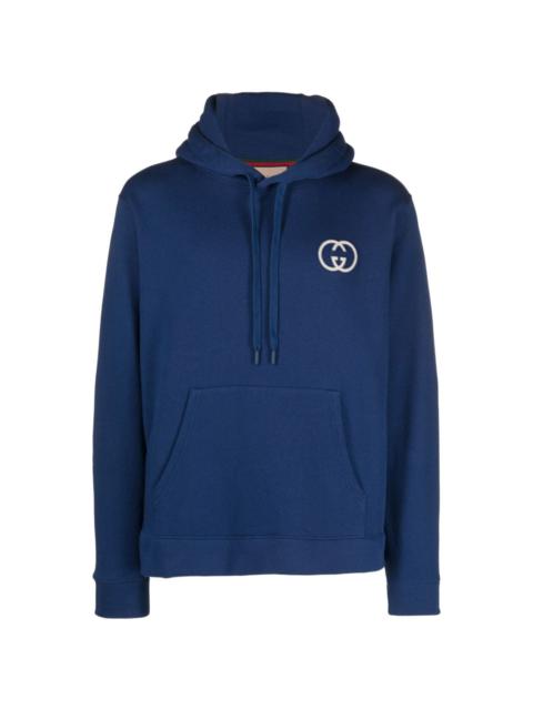 Interlocking G-logo drawstring hoodie