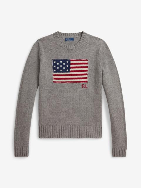 Polo Ralph Lauren flag cotton crewneck jumper