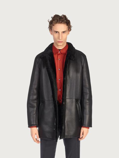 FERRAGAMO SHAVED SHEARLING COAT