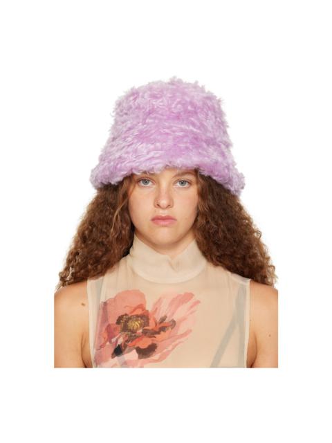 Dries Van Noten Purple Guilia Bucket Hat