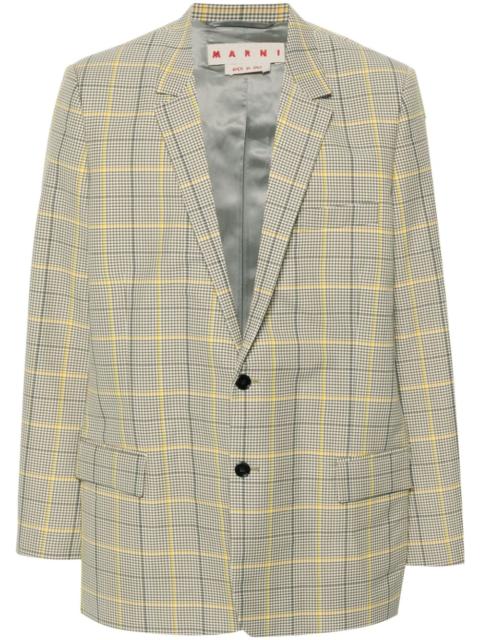 Marni microcheck blazer