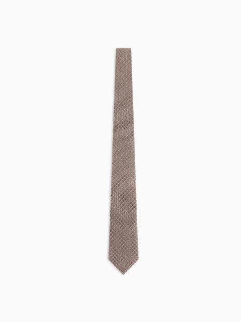 ASV printed silk tie