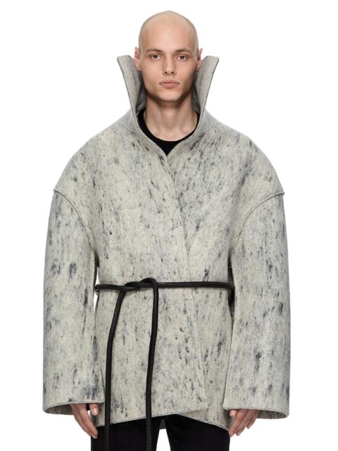 Rick Owens Dracucollar extreme-collar coat