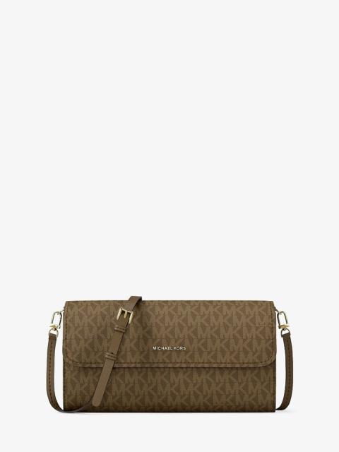 MICHAEL KORS Jet Set Small Signature Logo Convertible Crossbody Bag