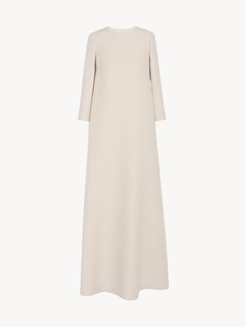 The Row Stefos Dress in Wool and Silk