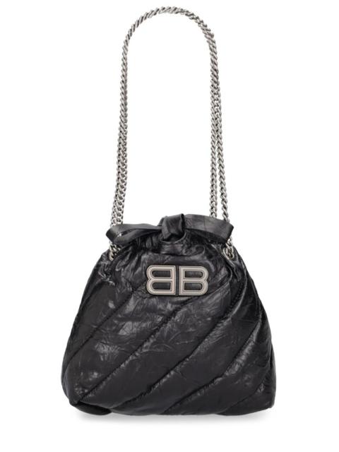BALENCIAGA XS Crush quilted leather tote bag
