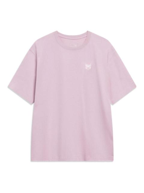 Li-Ning Li-Ning Butterfly Graphic T-shirt 'Pink' AHST205-5