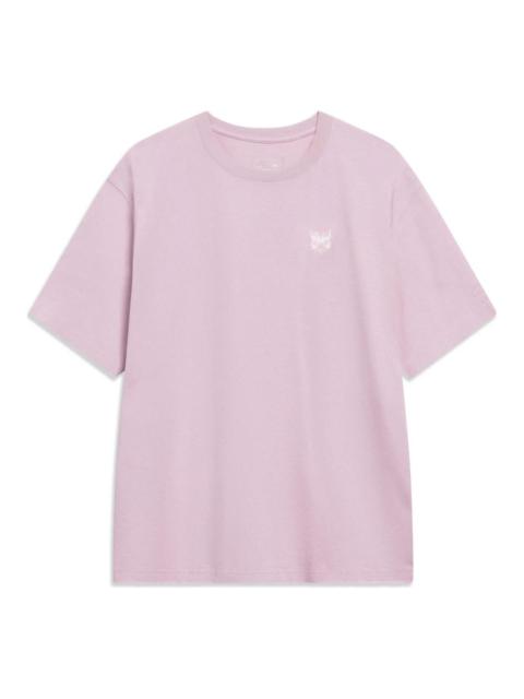 Li-Ning Butterfly Graphic T-shirt 'Pink' AHST205-5