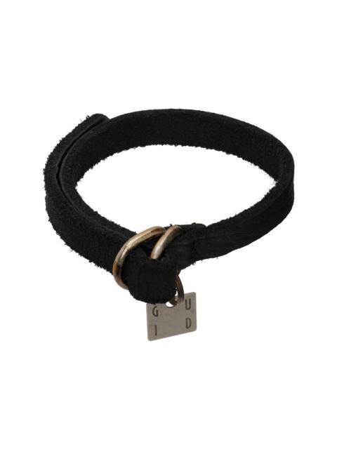 Guidi Black Bison Bracelet