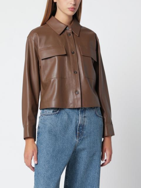 WEEKEND Max Mara Brown nappa leather jacket