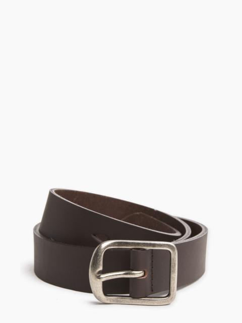 Naked & Famous NAKED & FAMOUS DENIM THICK BELT BOVINE LEATHER 7MM BROWN