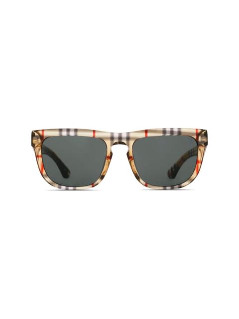 Vintage Check square-frame sunglasses