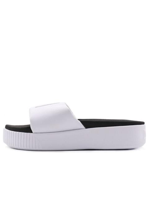 PUMA (WMNS) PUMA Platform Slide Bold SD 'White Black' 366121-01