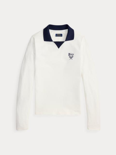 Polo Ralph Lauren US Open Slim Fit Long-Sleeve Polo Shirt