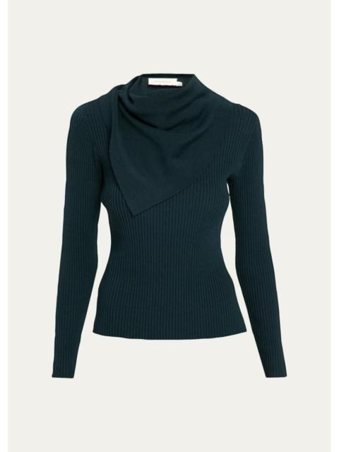Zimmermann Valiant Merino Scarf Sweater