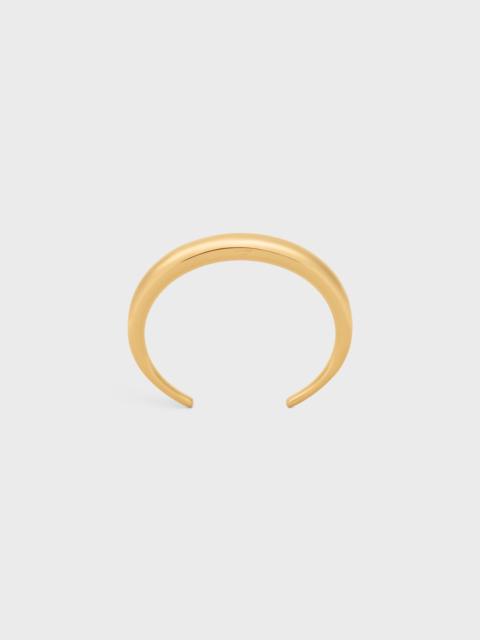 CELINE Formes Abstraites Cuff in Brass with Gold Finish