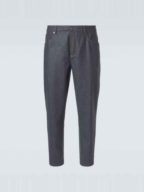 Brunello Cucinelli Virgin wool straight pants