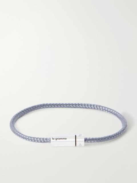 le gramme 5G Sterling Silver Woven Bracelet