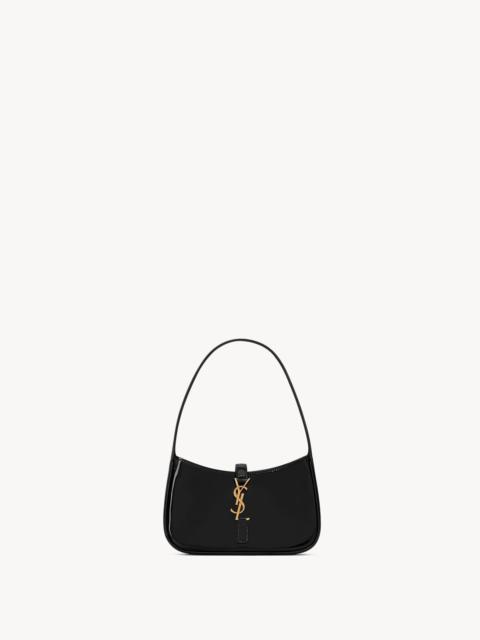 SAINT LAURENT MINI LE 5 À 7 IN PATENT LEATHER