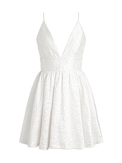 Alice + Olivia ELLAMAE DEEP V-NECK DRESS