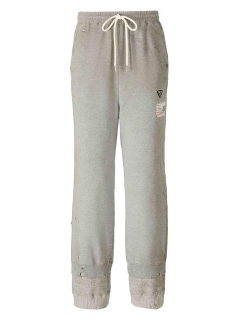 Maison MIHARAYASUHIRO distressed hem trousers