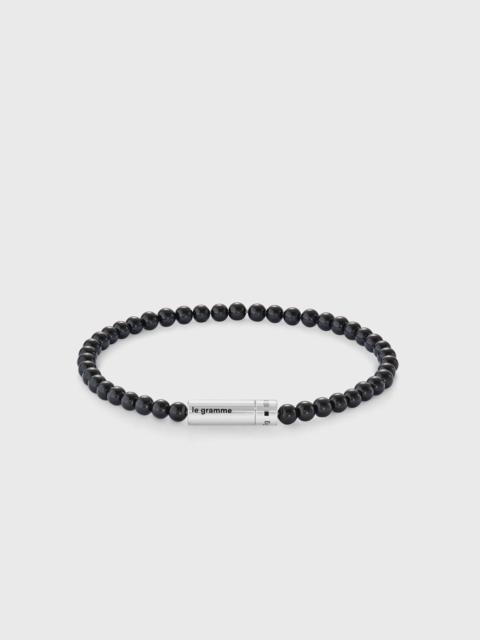 le gramme 11G ONYX BEADS BRACELET