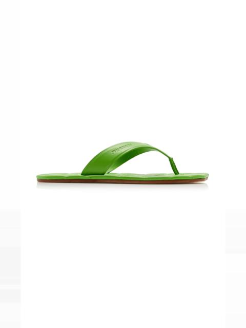 JW Anderson Leaf Leather Slides