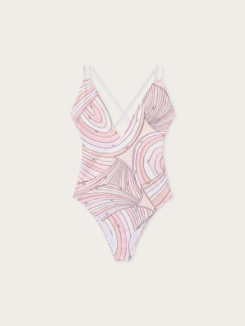 PUCCI IRIDE PRINT ONE-PIECE SWIMSUIT