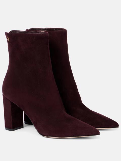 Gianvito Rossi Lyell suede ankle boots