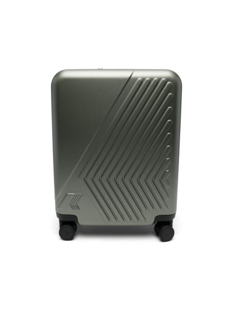 K-WAY EUDOXIE embossed logo suitcase