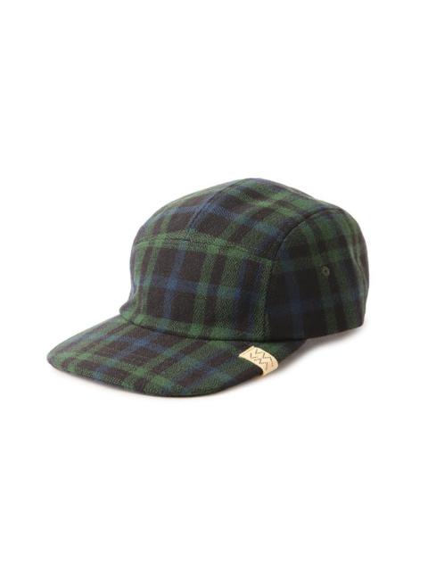 visvim CAMP CAP BUFFALO CHECK GREEN