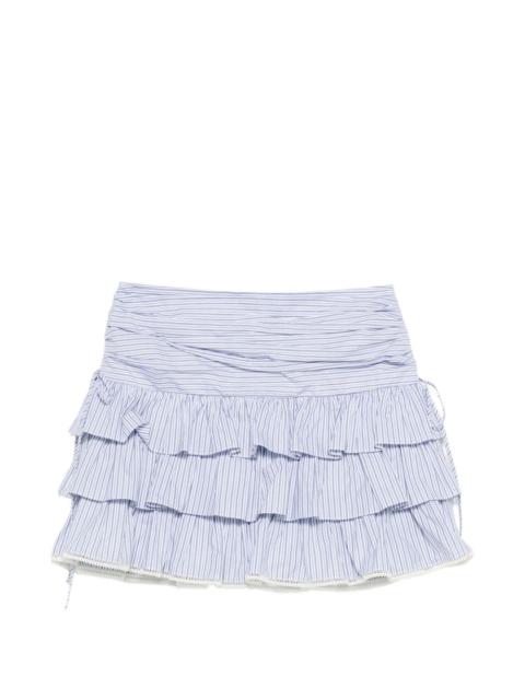 Sandro striped mini skirt