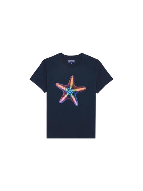 Vilebrequin Men Organic Cotton T-shirt Disco Stars