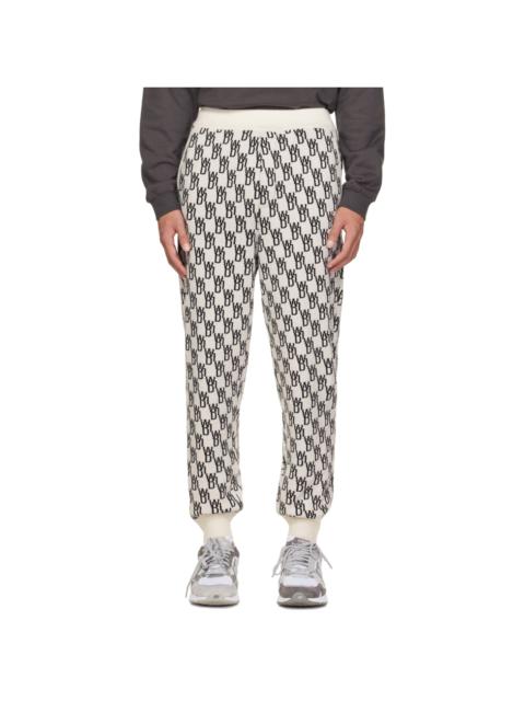 We11done Off-White Tapered Lounge Pants